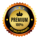 Gold Modern Premium Warranty Logo Gold Modern Premium Warranty Logo